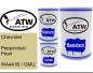Preview: Chevrolet, Pepperdust Pearl, WA441B / GMU: 500ml Lackdose + 500ml Klarlack + 250ml Härter - Set, von ATW Autoteile West.